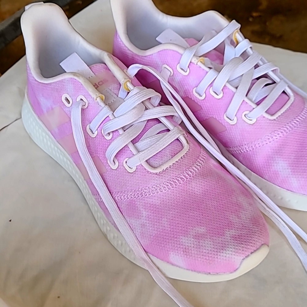 Adidas Pink Cloudform Super Athletic Shoes